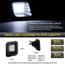 2pc For 03-18 Dodge Ram Truck With RESISTOR LED License Plate Light Full Ho V5Y9