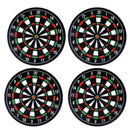 4PCS Set Kitchen Utensils Dart Board Rubber Coaster Mug Cup Holder Coasters Mat