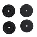 4x 40*15mm Aluminum Isolation Feet Pad Stand Base For CD Turntable Radio AMP