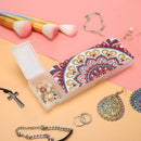 DIY Mandala Special Shaped Diamond Painting 2 Grids Pencil Case Storage Box
