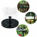 LED Lights Solar Powered Fountain Water Pump Night Bird Floating Garden S1L2