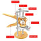 Tile Ceramic Leveling Locator Adjustable Pliers Solid Installation Measurem T8H4