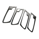 4 Pieces Door Interior Handle Cover Trims for BMW X5 E70 X6 E71 Carbon Fiber