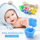 5pcs/set Baby Milk Teeth Storage Box Plastic False Teeth Organizer Case