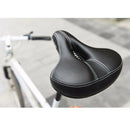 Comfortable Bicycle Seat Bike Saddle Replacement w/Two Shock Absorbing Spring