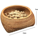 Rattan Fruit And Vegetable Storage Hand-Woven Storage Basket Bread Basket S