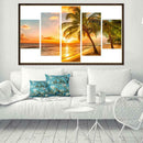 5D Diamond Embroidery Coconut Tree DIY Painting Craft Kit Set Home Decor