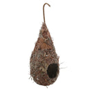 Set of 8 Bird House Hanging Birdhouse Hummingbird Nest Fiber Hand-Woven Roosting