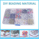 1000Pcs/Set DIY Bracelet Necklace Letter Acrylic Beads 15 Letters Mixed Colors