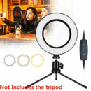 10" LED Selfie Ring Light with Light Stand Phone Holder For Makeup Camera NEW