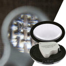 30X 60X Coin Jewelry Eye Loupe Magnifier LED Light Jewelers Diamond Loop Favor