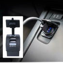 Dual USB Port Car Motorcycle Charger 3.1A Power Socket with Cover for Phone