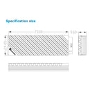 M.2 2280 SSD Hard Disk Aluminum Heat Sink with Thermal Pad for Laptop