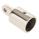 Square Base Stainless Steel Marine Handrail Fitting Hardware - Cover Top Eye End
