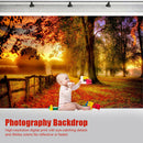 Photography Backdrop Autumn Maple Party Decor Forest Indoor Photo Studio Harvest