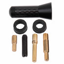 Carbon Fiber All Car Signal Amplifier Aerial FM AM Roof Radio Antenna 36mm BLACK