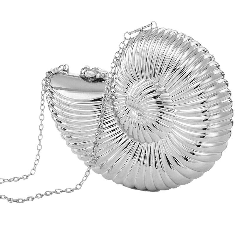 Fashion Evening Clutch Women Chain Sling Shell Bags Party Wedding Crossbody D2U7