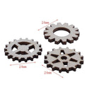 50pcs 24mm mixed wheel gear Natural wooden Scrapbooking Carft Handmade Acce