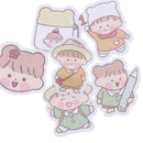 40Pcs Label Stickers Set Decorative Stationery Stickers Scrapbooking DIY Di BX