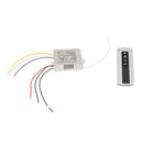 3-Way ON/OFF 220V-240V Light Digital Wireless Wall Switch + Remote Control