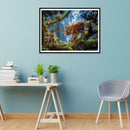 5D DIY Full Drill Diamond Painting Tiger Embroidery Mosaic Craft Kit (W628)