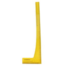 Drawing Sketching Right Angle Ruler 50cm Long Yellow Plastic Sewing Tool