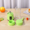 380ml Portable Juicer USB Rechargeable Blender Mixer Juice Machine (Green) A