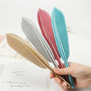 40 Pieces Feather Gel Pen Bookmarks Pens Gel Pen Stationery School W1K7