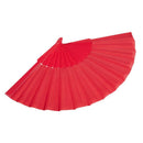 Plastic Japanese Style Handheld Folding Hand Fan Party Gift Red