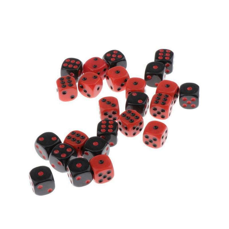 24Pcs Dice Set Colored Dice 6 Sided Dots For Dungeons And
