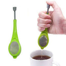 1Pcs Tea Infuser Loose Tea Leaf Strainer Herbal Spice Silicone Filter Di BDP