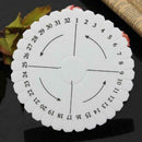 2Pcs Round Square Kumihimo Beading Cord Disc/Disk Braiding Plate DIY Braided NEW