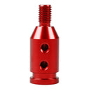 Aluminum Shift Knob Adapter for  Non Threaded Shifters 10x1.5mm Red
