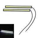 2Pcs White super bright cob car waterproof 12v led light drl fog driving l Gw