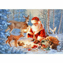 Christmas Santa Deer DIY 5D Full Diamond Painting Embroidery Cross Stitch K
