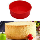 4'' Silicone Round Cake Mold Bread Muffin Pan Bakeware Mould Baking Tray Tool J8