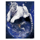 Tiger 5D Round Diamond Painting Embroidery DIY Cross Stitch Home Decor Gift