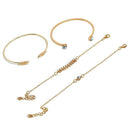 European And American Fashion Jewelry Fashion Leaf Bracelet Bracelet Women'