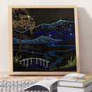 5D DIY Fluorescent Diamond Painting River View Cross Stitch Embroidery Kits
