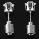 Glowing LED Earrings Crystal Color Changing Stud Earrings W6P1