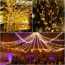 Solar String Lights Waterproof Copper Wire Fairy Lamp (Warm White 100LED) A