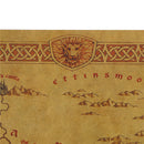 treasure map kraft paper bar poster retro decorative painting wall sticke â„–[