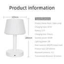 Wireless Bluetooth Speaker Bedside Light Night Light Smart Contact Recharge