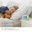 Digital Alarm Clock Talking Clock 3 Alarms Intelligent Optional Weekday Ala
