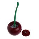 Cherry Shaped Toilet Scrub Cleaning Brush Tool With Holder Plastic Bathroom new