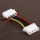 2pcs 80mm 80x25mm Fans 4 LED Blue 4pin for Computer PC Case Cooling Cooler