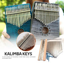 20 Keys Kalimba Musical Instrument Steel Keys+Wood Bridge Kit Replacement Parts