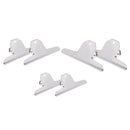 6Pcs Metal Bulldog Grip Clip Food Sealer Bag Clamp Paper Document Ticket Binder