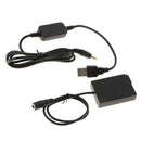 DMW-DCC9 DC Coupler Dummy Battery + USB Power Cable for Panasonic Lumix DMC GX1