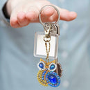 DIY Full Drill Special-shaped Diamond Painting Girl Bag Animal Pendant Key Chain